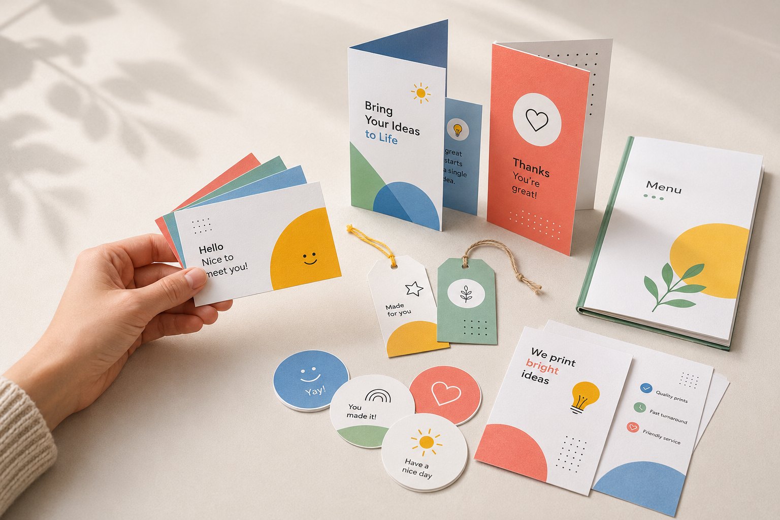 Vários impressos personalizados prontos da TUSKO